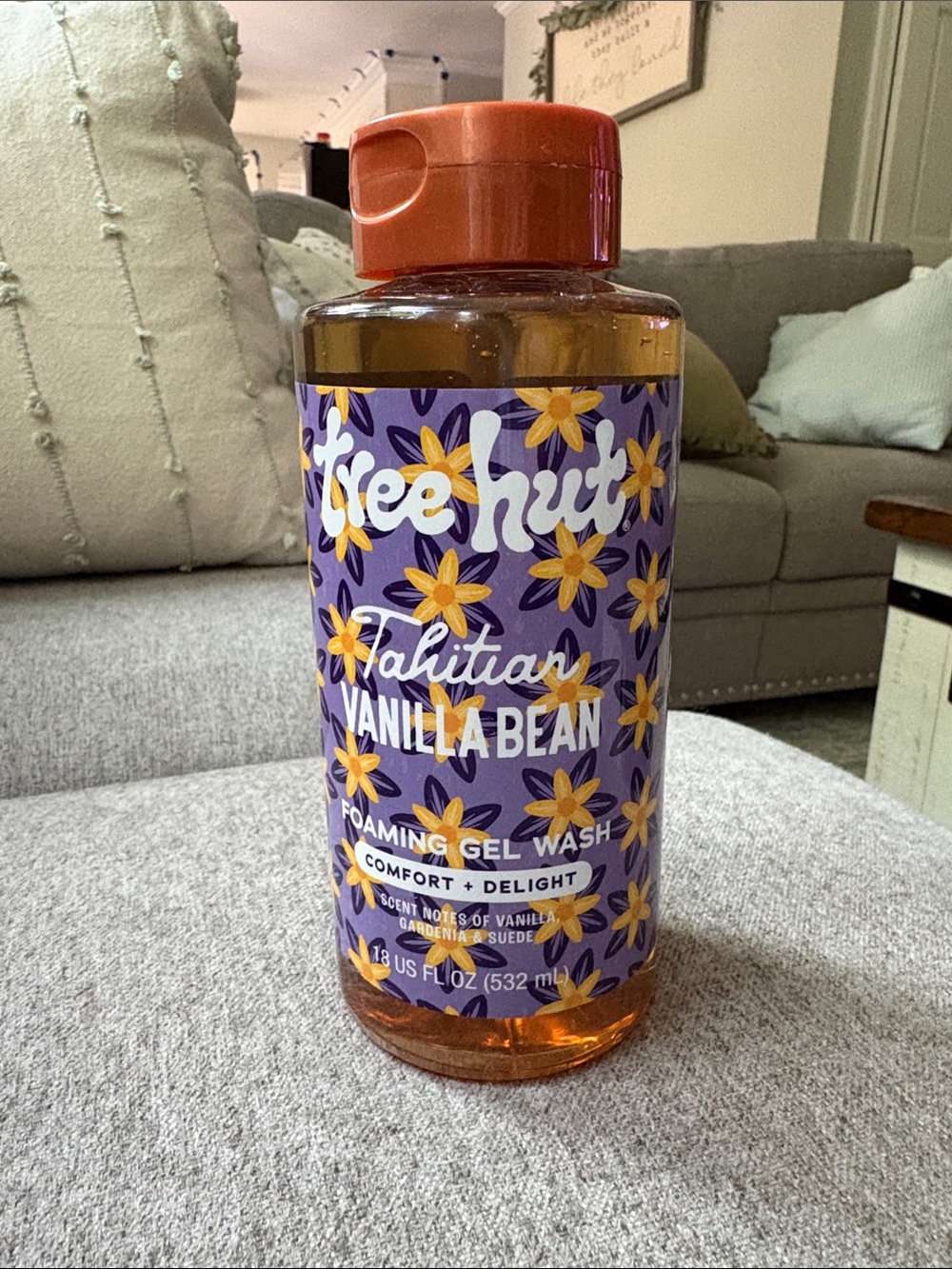 Tree Hut Tahitian Vanilla Bran Foaming Gel Wash
